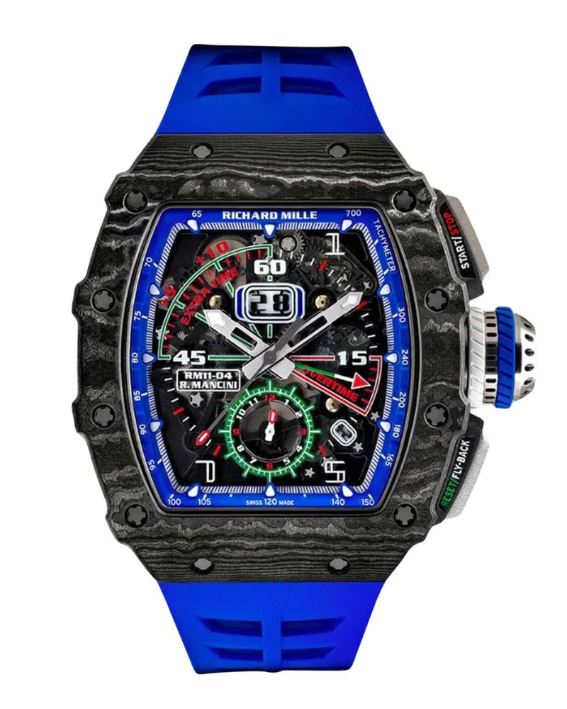 Richard Mille RM 11-04 Replica Watches – RM11-04 skeleton chronograph replica watch collection with Swiss replica and super clone options.