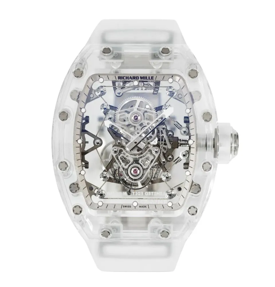 Richard Mille RM 56-02 Replica Watches – RM56-02 sapphire skeleton tourbillon replica watch collection with Swiss replica and super clone options.
